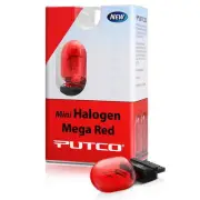 Putco 217440R 2 Universal Mini Halogen Bulbs - 7440 Mega Red