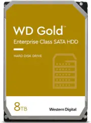Western Digital WD8005FRYZ 8TB WD 3.5" Gold Enterprise Class Internal Hard Drive - 7200 RPM Class, SATA 6 Gb/s, 256 MB Cache, - 5 Years Limited Warranty
