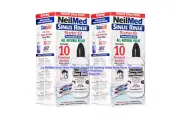 2 x NeilMed Sinus Rinse Pediatric Starter Kit Soothing Saline Nasal 10 Sachets