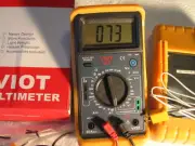 Digital Ammeter MultiMeter+Capacitor Tester+Type K Thermocouple HVAC Electric