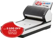 Fujitsu Ricoh FI-7240 A4 Color Desktop USB Document Scanner+ADF+Duplex 40PPM