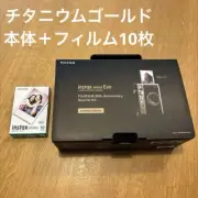 Instax mini Evo FUJIFILM Camera 90th Anniversary Bundle Titanium Gold Limited #2