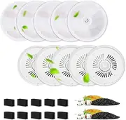ATSGJLZN Pack of 10 Cat Fountain Filters for Petkit Eversweet Solo SE/Solo 2/3 Pro/3/2s Cat Drinking Fountain with 10 Sponge Filters, Quadruple Filter System 3.0 Replacement Filter