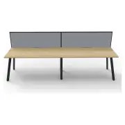 Eternity 2 Person Single Sided Workstation With Screen