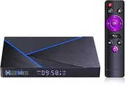 Android 12.0 TV Box, Smart TV Box Mali-G52-2EE RK3566 Quad-Core 64bit Cortex-A55, with Dual Wi-Fi 2.4G/5.0G 3D Ultra HD 8K/ H.265/ 1000M LAN/USB 3.0 Android TV Box (4GB+32GB)
