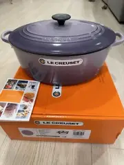 Le Creuset 6.75 qt French Oval Dutch Oven RARE Provence Blue Bell Purple - NIB!