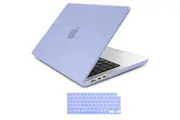 2022-2025 MacBook Air 13 inch case M2 A2681 M3 A3113 M4 A3240 Hard Shell Case Keyboard Cover lavender