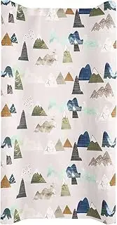 Changing Pad Cover Diaper Changing Mat Cover Sheets for Newborn Boys Soft Breathable Nursery Changing Table Sheets Mountains