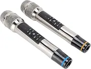 Depisuta Wireless Microphone with Reverb, Professional Handheld Cordless Dynamic Mic System with Receiver, Over 30M Range for Home Theater, Singing, Karaoke, Wedding, DJ, Party​