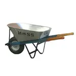 MOSS 110L Wheelbarrow GALVANISED