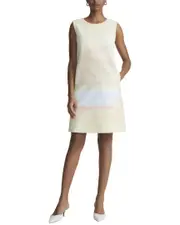 Lafayette 148 New York Sleeveless Shift Dress
