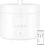 Xiao Mi MIJIA 10-in-1 Electric Pressure Cooker, 5L Digital Multicooker Rice Cooker, Slow Cooker, Steamer, Hot Pot, Non-Stick Coating, Includes App With Over 50 Recipes, 1000W (中国版)