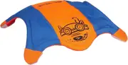 Flying Squirrel Fetch Dog Toy, Size Large (11'' Diameter), Orange & Blue, for L