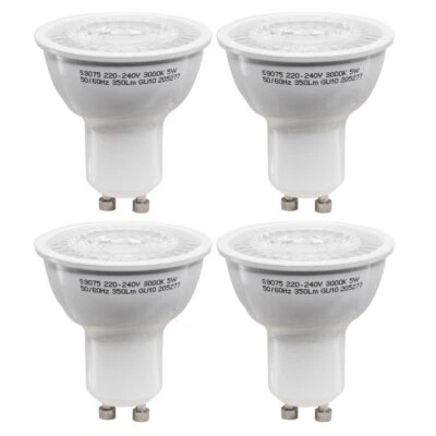 4PK Energizer LED GU10 Warm White Downlight Spot Lightbulb Bulb 50W 5W 350LM