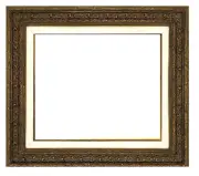 12 X 16 BAROQUE DARK ANTIQUED GOLD 5 1/2" WIDE STANDARD PICTURE FRAME w/ LINER