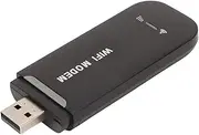 Wireless Network Router, WiFi Adapter, 4G LTE USB Portable WiFi Router, Support 10 Devices Stable Easy Connection Plug Play for SIM Card Phone PC Black