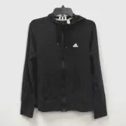 Adidas Clima-Cool Black Snow Hoodie Sweatshirt Women's Size Medium Full Zip
