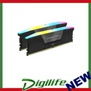 Corsair Vengeance RGB 32GB (2x 16GB) DDR5 6400MHz C32 Desktop Memory - Black