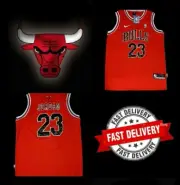 CHICAGO BULLS RED CLASSIC MICHAEL JORDAN 23 JERSEY SIZE XL
