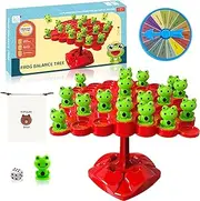 Frog Balance Counting Toy Scale, Toad Frog Balance Math Game, Frog Balance Scales for Children, Frog Balance Counting Toy, Montessori Educational Toy, Educational Children from 3 Years