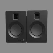 Kanto TUK Premium Powered Bookshelf Speaker with Bluetooth - Matte Black - Pair