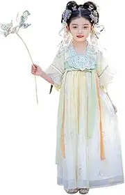 [IDZNFNFX] Girls' Ancient Chinese Traditional Hanfu Dress for Festivals, Cosplay & Photography