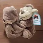 Little Jellycat Bashful Monkey Plush Baby Security Blanket NWT