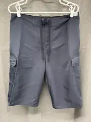 Quicksilver Men's Solid Mid-Length 22" Boardshorts Swim Trunks Size 32" - Blue