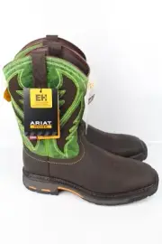 Ariat Men's Boots WorkHog Wide Square Toe VentTEK Work Boot Bruin Brown 10020083