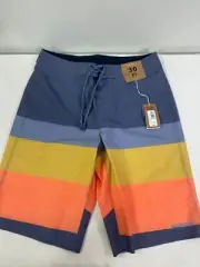 Patagonia Mens Hydropeak SP Boardshorts 21" Swim SZ 30 The Point Current Blue