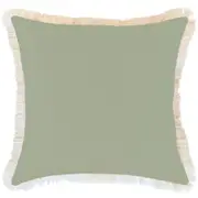 Cushion Cover-Coastal Fringe-Solid-Sage-60cm x 60cm
