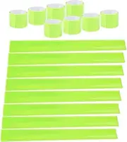 QuokkaChic 20 Pcs Reflective Bands Snap Bracelets - Enhance Safety for Children, School Bags, Keys, Prams, Hiking, Joggers, and Cyclists.