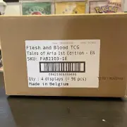 Flesh and Blood TCG Tales of Aria 1st Edition Sealed Booster Box Case - 4 Boxes