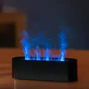 Black Flame Ultrasonic Aroma Aromatherapy Diffuser Air Humidifier Purifier 3 Timer