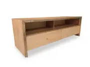 Botany Live Edge Messmate 1500 Open Shelf TV Unit