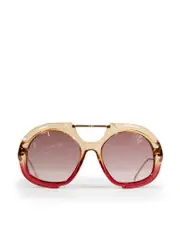 Red & Orange Oversize Tinted Sunglasses