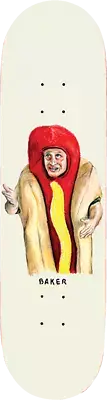 Baker x Tim Robinson Kevin Long Spanky Raaandomm Hot Dog 8.25 Skateboard Deck