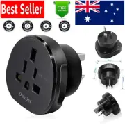 Approved Plug Adapter for UK/US to AU/NZ Sockets - Insulated Pins