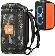 [OUKNAK] Speaker Bag Travel Case Replacement for JBL Party Box Series, Portable Speaker Carry Tote Bag Backpack for JBL Speaker