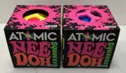 2 Schylling Bubble Glob Atomic NEE DOH Squeeze- Yellow/Red & Pink/Blue