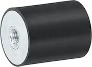 uxcell 40 x 50mm M10 Thread Female Rubber Mounts, Vibration Isolators, Replaces Anti Vibration Pads Flat Silent Block Base Block