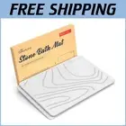 Fast-Drying Eco-Friendly Bath Mats - 2-Pack Diatomaceous Earth with Rubber Back