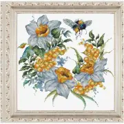 Honey Afternoon Cross Stitch & Embroidery Kit - Complete DIY Needlework Set for