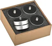 Pack of 4 Antislip Shock Absorbings Pad with Double Use Speakers Spikes Speakers Isolation Feet for Sound Equipment