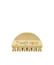 Saint Laurent Half-Moon Claw Clip One size gold
