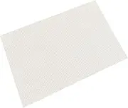 Home Carpet Latex Non-Slip PVC Mat 90cmx210cm Creamy White Elegant Design Scratch Protection