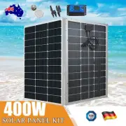 12V 400W Bifacial Shingled Solar Panel Kit Caravan Camping Power Battery Charger