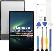 11" Screen for Lenovo Tab P11 / P11 Plus LCD Display TB-J606 TB-J606F LCD Touchscreen Digitizer Assembly + Repair Kit (Black Without Frame, 1200 x 2000 Pixels)