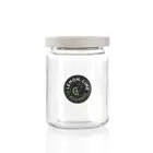 Lemon & Lime Zeno 13.5cm/700ml Glass Jar Food Container w/Natural Wood Lid Clear