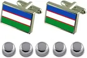 [Select Gifts] Shirt Dress Studs Cali City Colombia Flag Cufflinks